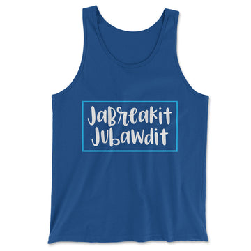 Jabreakit Jabawdit Men/Unisex Tank in True Royal color
